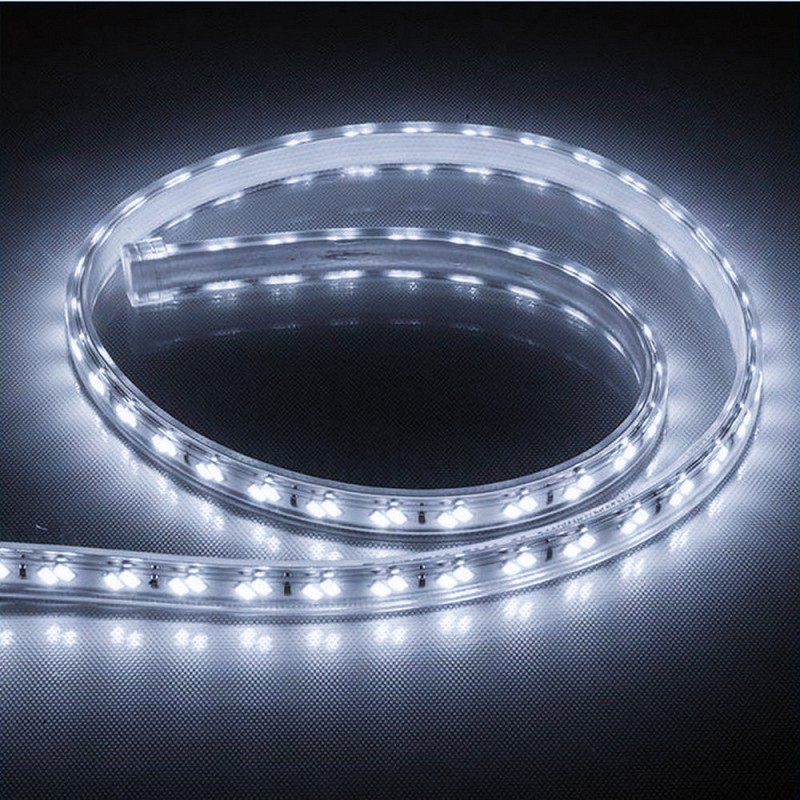 Лента светодиодная,120SMD(5730)/м 11Вт/м 220V IP65 50м, 6500K,