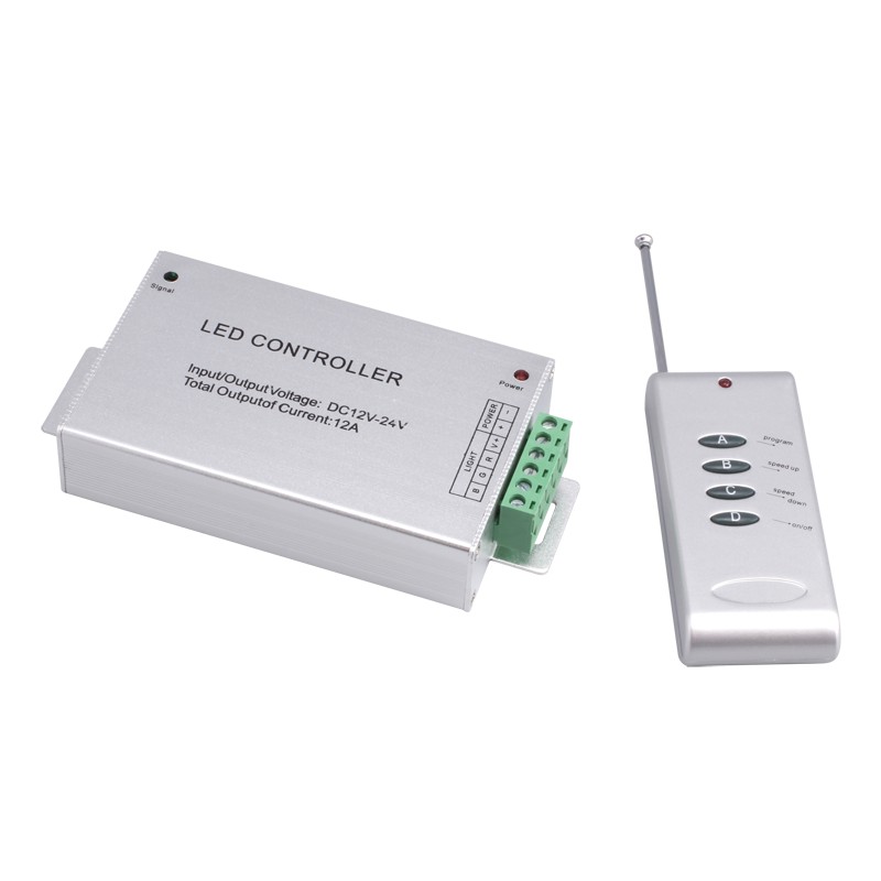 Аксессуары / Контроллер ZC-2000RC RGB 12V 3x4A =144Вт (RF) Jazzway