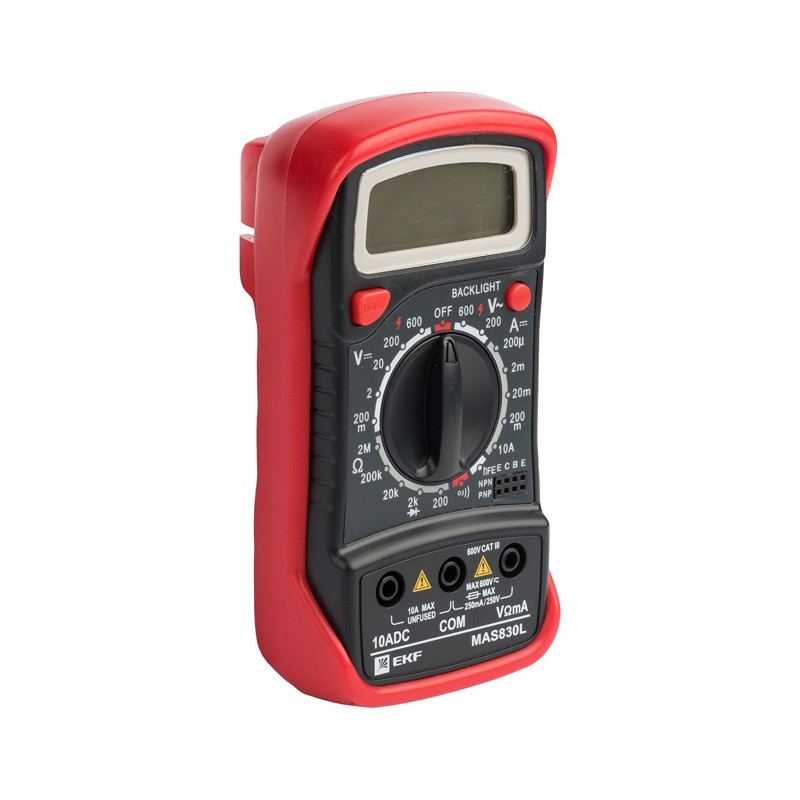 Мультиметр цифровой MAS830L Expert EKF (In-180701-pm830L), 6968304