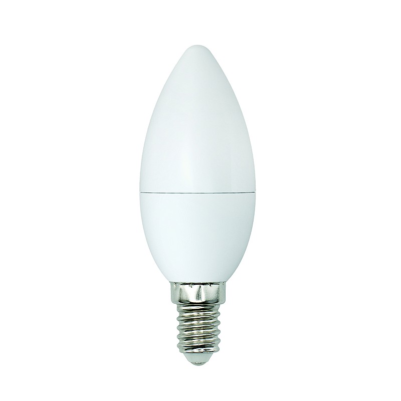 Лампа светодиодная LED-C37-6W/WW+NW/E14/FR PLB01WH