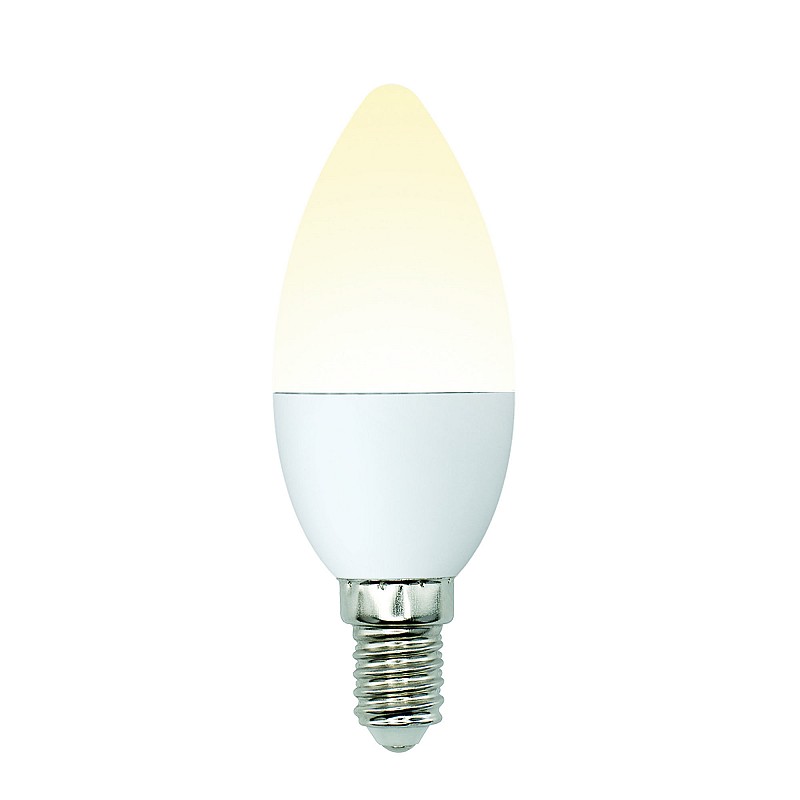 Лампы светодиодные Uniel LED-C37-6W/WW/E14/FR/MB PLM11WH картон