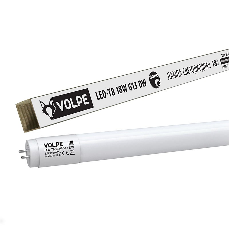 Лампы светодиодные Volpe LED-T8-18W/DW/G13/FR/FIX/N, Navigator, Онлайт