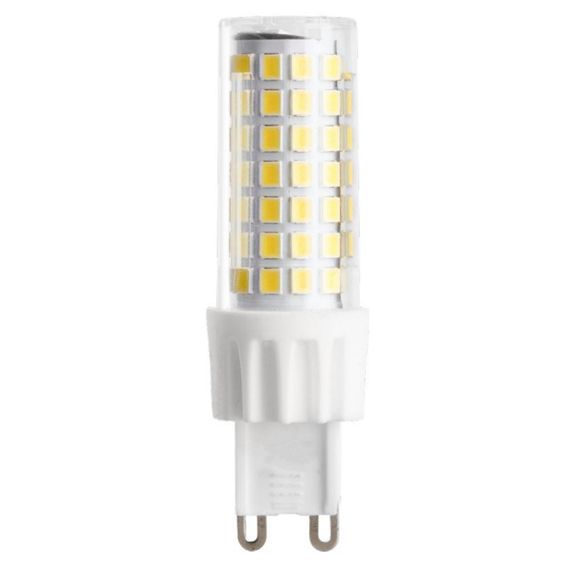 Лампа светодиодная диммируемая, (10W) 230V G9 6400K JCD, LB-438