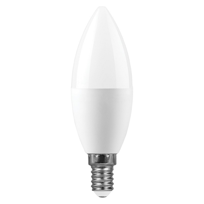 Лампа светодиодная, (15W) 230V E14 2700K С37, LB-980