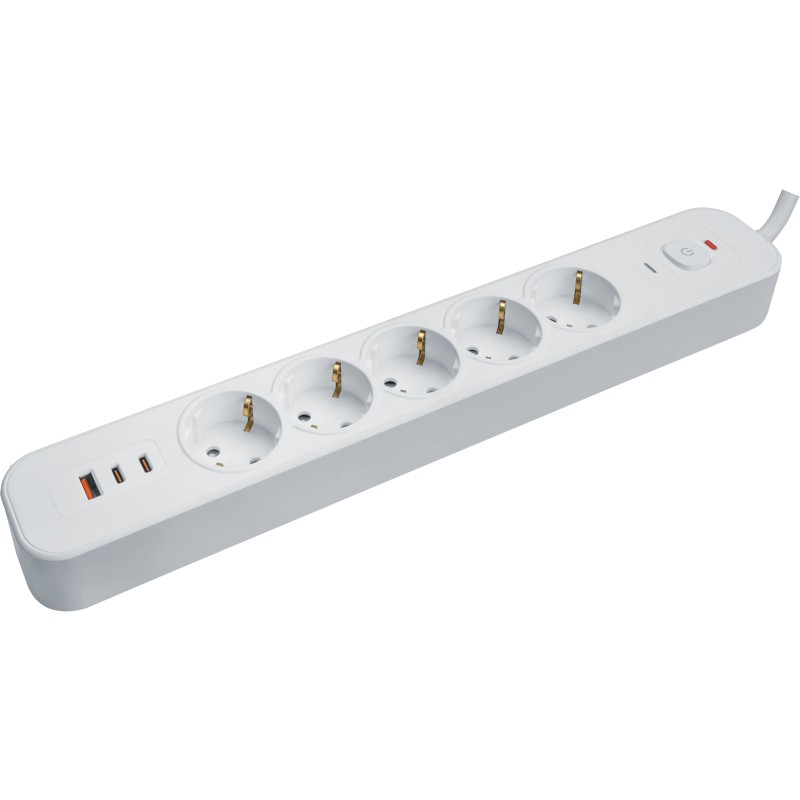 Сетевой фильтр Navigator 95 682 NSP-USB-05-300-ESC-3x1-PD20W